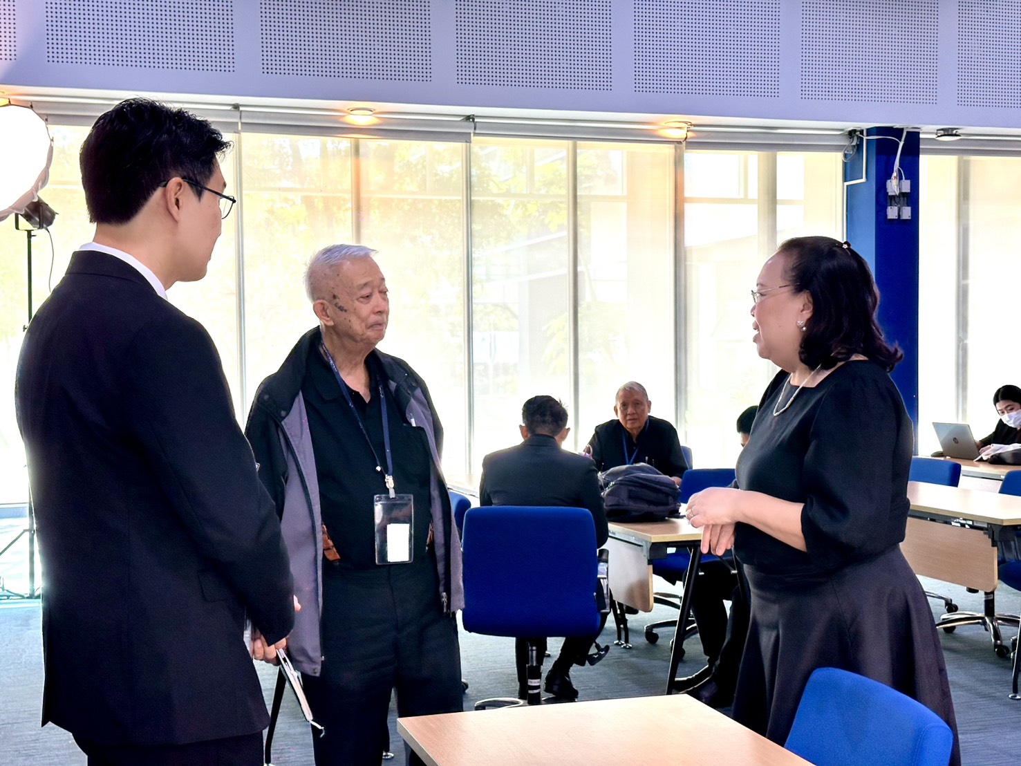 สถิติฯ เข้าร่วมงานแถลงข่าว 