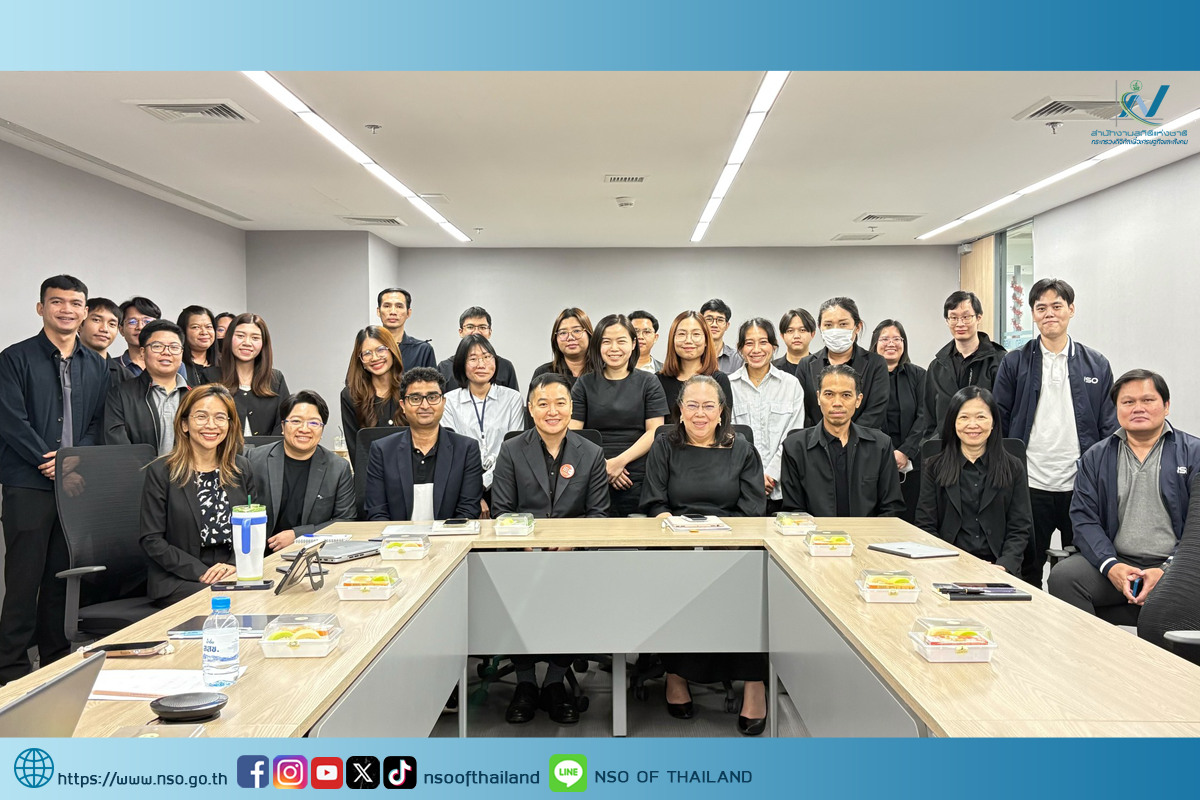 สถิติฯ ต้อนรับ ผู้แทนจาก UNFPA และ WorldPop 