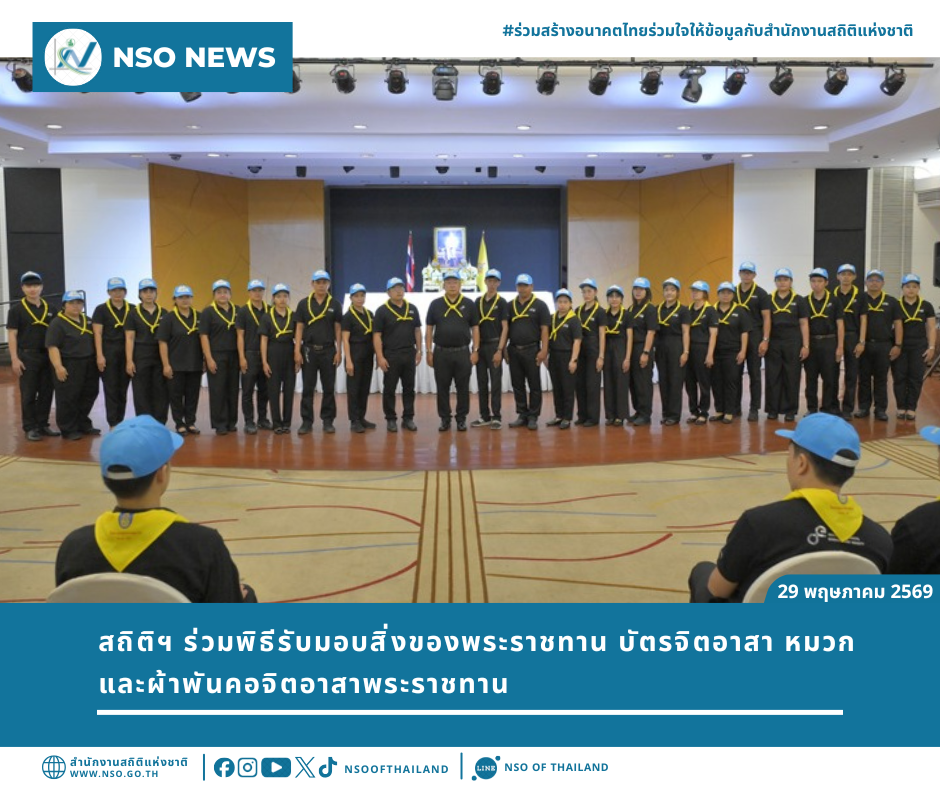 พิธีรับมอบสิ่งของพระราชทาน บัตรจิตอาสา หมวก และผ้าพันคอจิตอาสาพระราชทาน 