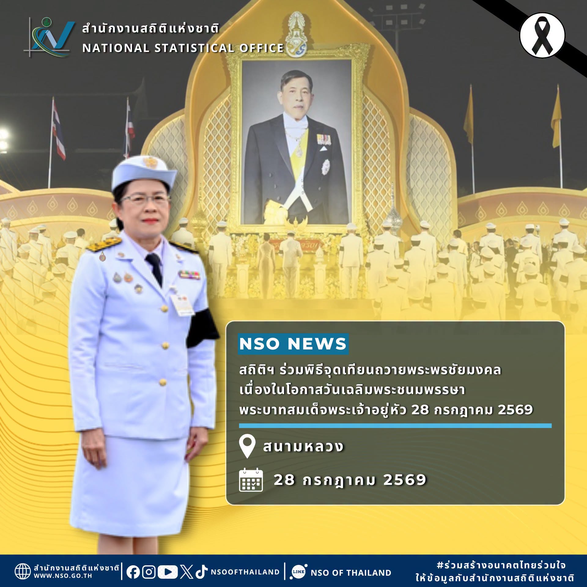 พิธีจุดเทียนถวายพระพรชัยมงคล
